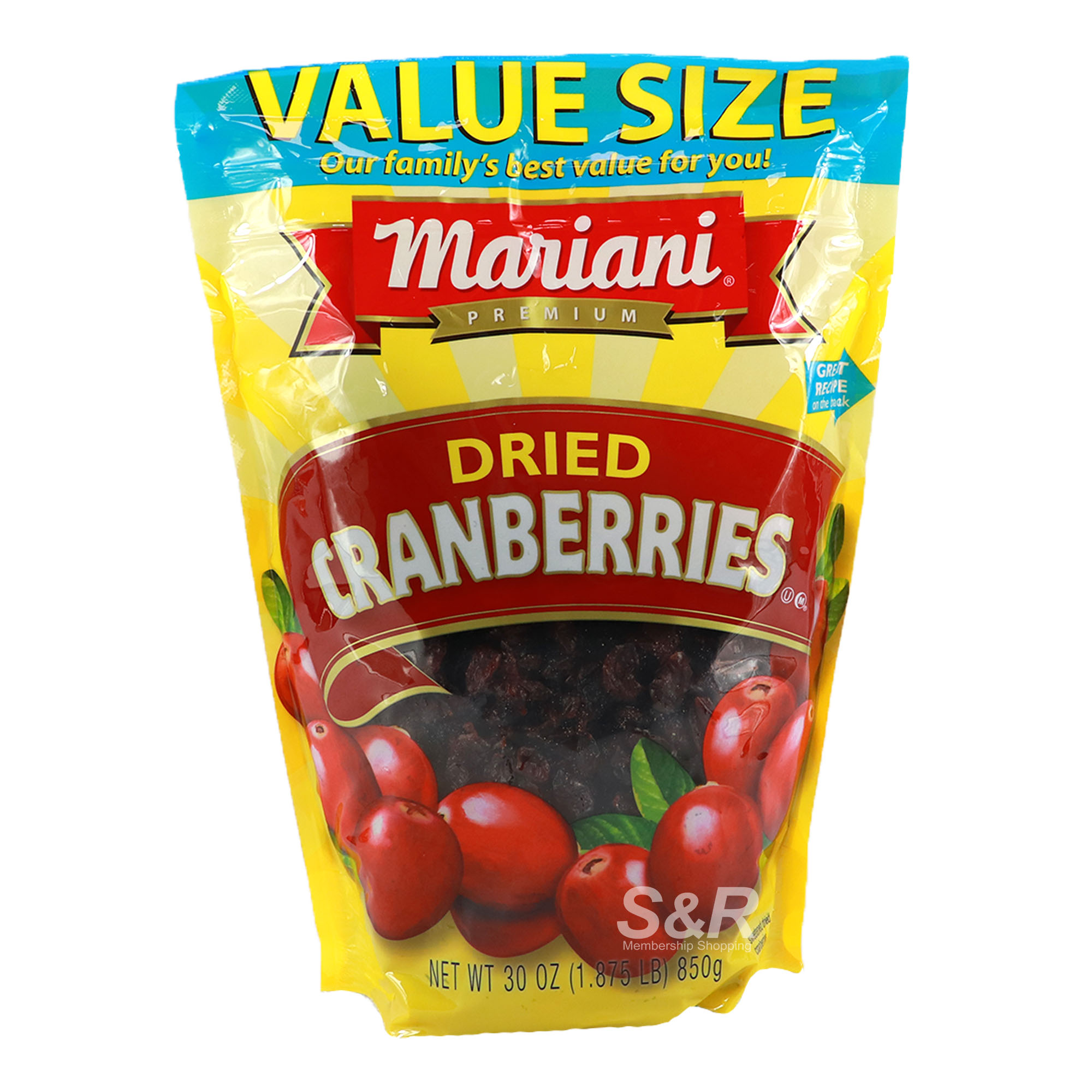 Mariani Dried Cranberries 850g Mariani Dried Cranberries 850g